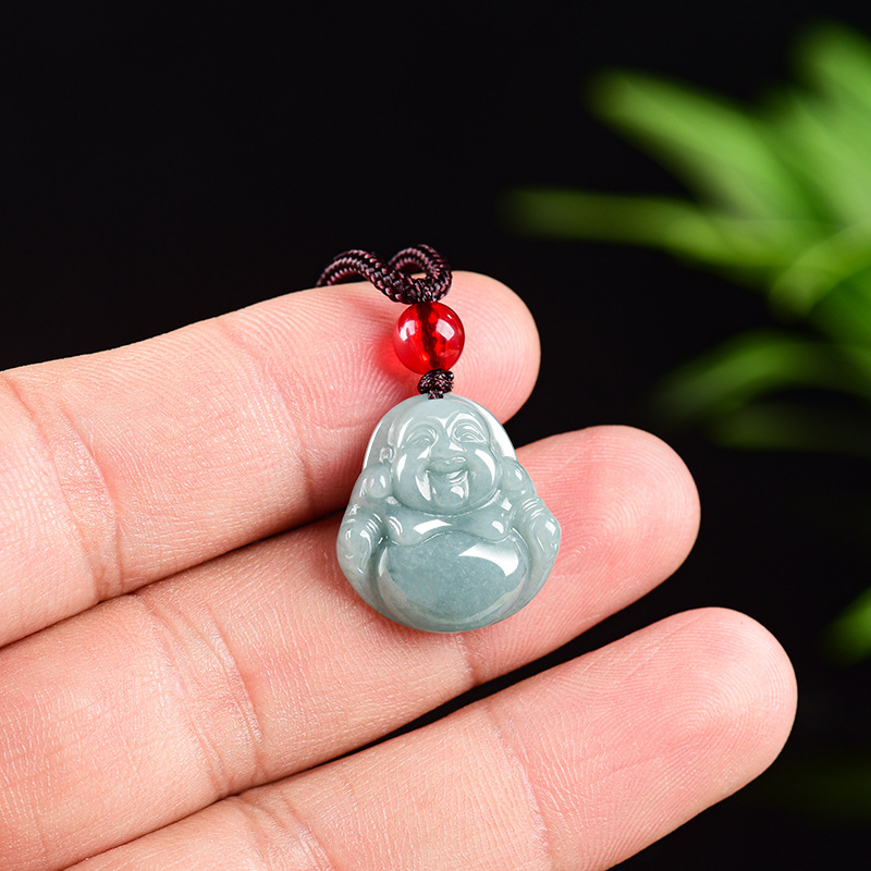 Jewelry & Watches Ltd - Collier pendentif bouddha Guanyin en jadéite