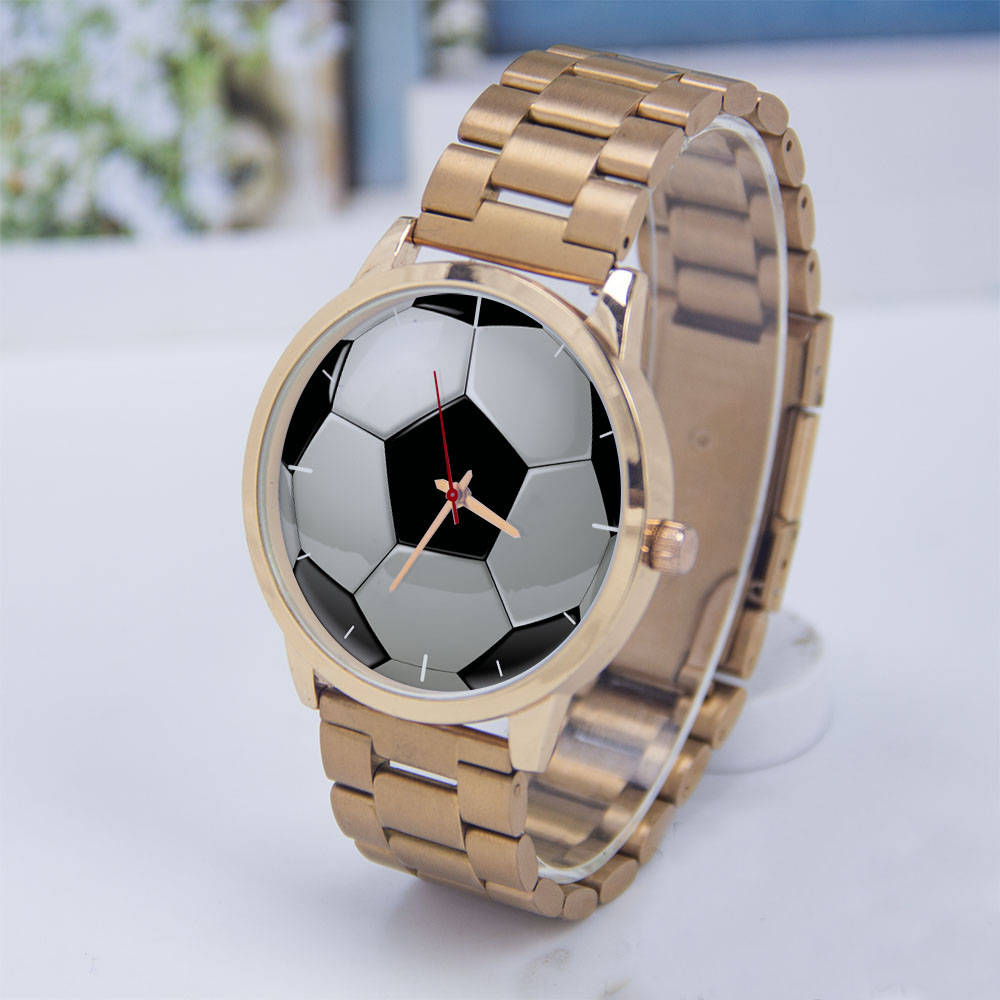 Jewelry With Watches - Football Football Design Fans argent homme