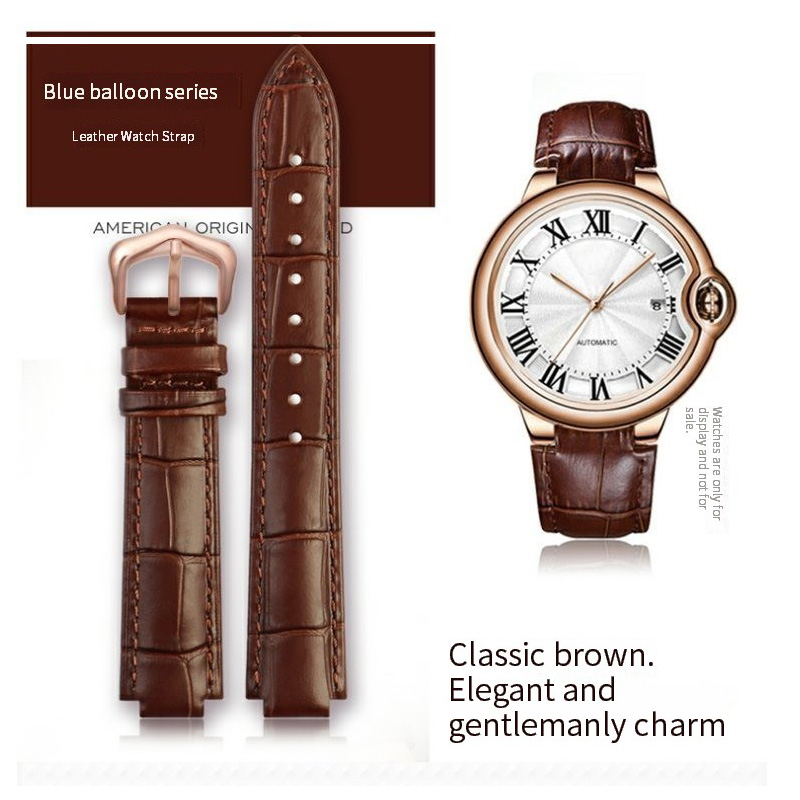 Cartier Watch Ballon Bleu - Bracelet de montre en cuir pour