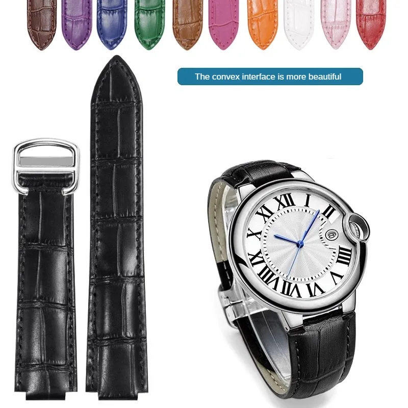 Cartier Watch Ballon Bleu - Bracelet de montre en cuir de
