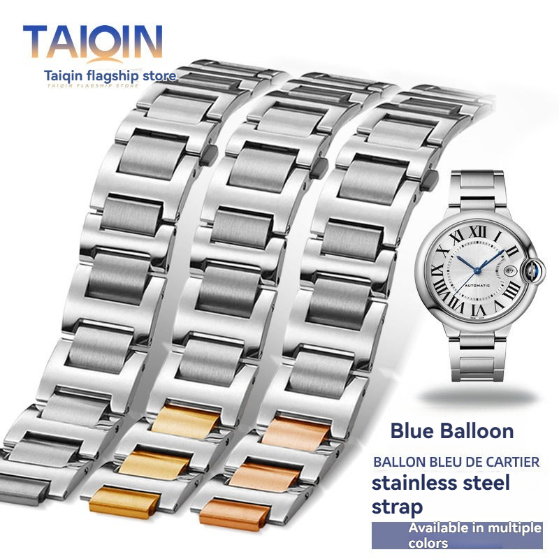 Bracelet en acier inoxydable à - Cartier Watch Ballon Bleu avis et prix