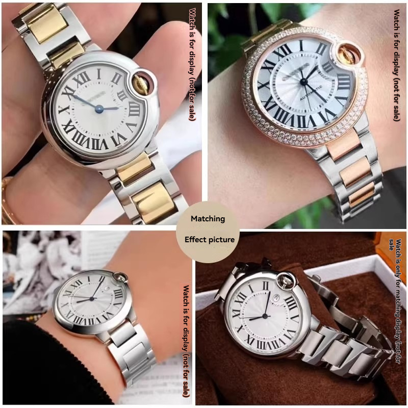 Bracelet en acier inoxydable à - Cartier Watch Ballon Bleu avis et prix