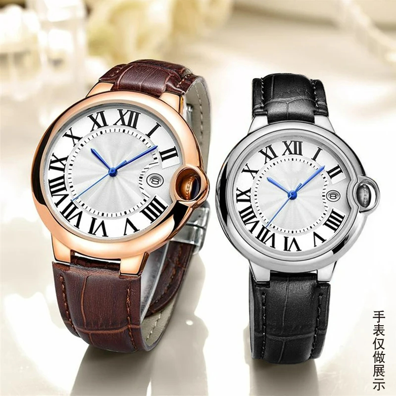 Bracelet de montre en cuir de  - Cartier Watch Ballon Bleu avis et prix