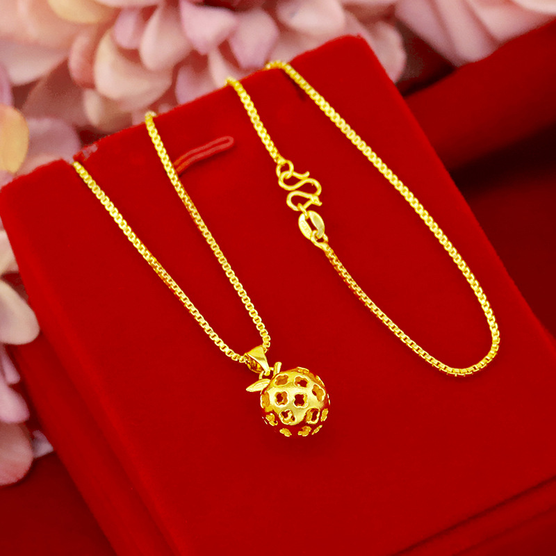 Collier pendentif creux en or  - Eve Jewelry & Watches Distribuidor Oficial Rolex avis et prix