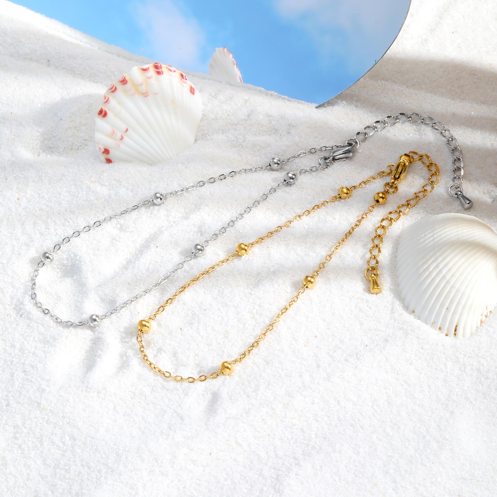 Bracelet de cheville en chaîne - Jc Jewelry & Watches Reviews avis et prix
